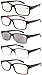 Eyekepper 5 Pack Reading Glasses for Men - Includes Reader Sunglasses - Classic Readers +2.00