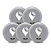 TrackR pixel - Bluetooth Tracking Device iOS/Android Compatible (Free Battery replacement on TrackR app)– Gray (5 Pack)