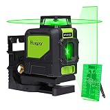 Huepar 901CG Self-Leveling Laser Level, 360 Green Beam Cross Line Laser Tool, Alignment 360-Degree Horizontal Line with Pluse Mode, Magnetic Pivoting Base Included