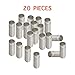 Lantee Standoff Screws - 1/2 x 1-3/16 Inch Stainless Steel Sign Standoff Mounting Hardware for Acrylic, Glass & Picture - 20 Pcs 12mm x 30mm