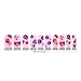Winstonia Designer Nail Wrap Strips - La Vie en Rose
