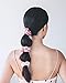 Velvet Hair Scrunchies for Women- 5 pack Velvet Scrunchie for Ponytails, Braids and Buns (Matte Velvet Blush)