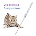 Crazy chase ! Laser Cat Toys Dogs - Pet Interactive LED Light - Command Light Training Tools - USB Charging