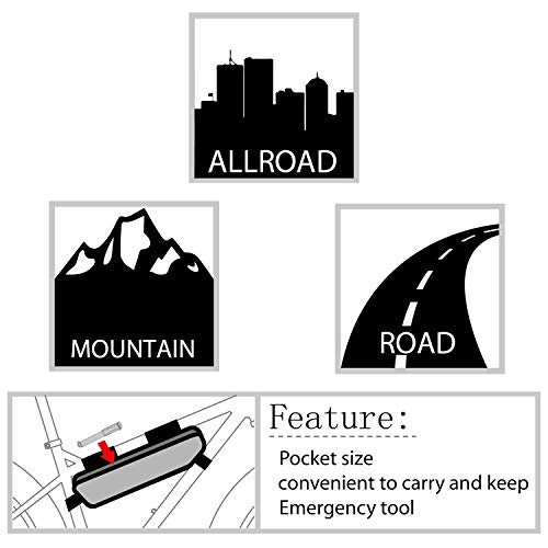 image for ID MAX Bike Pump, Portable Mini Bike Hand Pump Bicycle Frame Pump Bicy