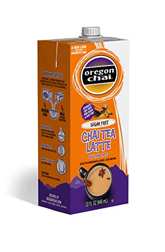 OREGON CHAI SUGAR FREE CHAI CONCENTRATE, 32 FLUID OUNCE (PACK OF 1)