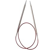 ChiaoGoo SS Red Lace Circular, 40-Inch (100 cm), US 4 (3.5 mm)