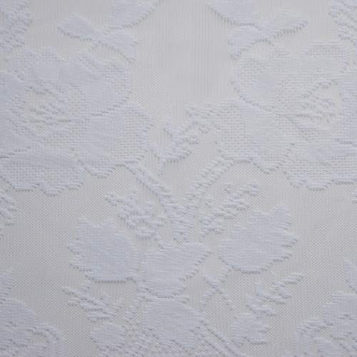 Alison Floral Lace Curtain Valance, White - Image 2