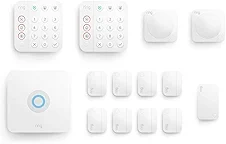 Ring Alarm 14-Piece Kit – Wireless Smart Home Security System | Expandable | Easy Setup | Mobile App Control | 24/7 Professional Monitoring | Alexa Compatible