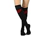 TeeHee Valentine's Day Women's Cotton Knee High Socks 2-Pair (Big Heart)