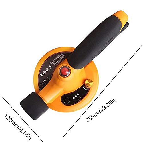 Fashionlook Tile Vibrator Automatic Tool Yellow 220V Charging Power Supply Convenience Efficient Tile Machine Tiling Machine Brick Shaker