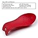 MSY BIGSUNNY Silicone Spoon Rests, Cooking Utensils Holder for Kitchen (2, Red-Red)