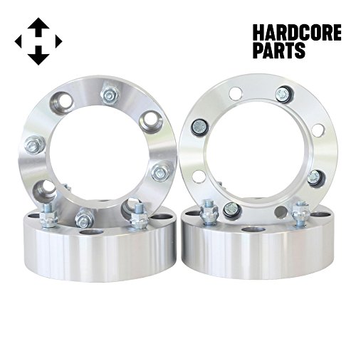 4 QTY ATV Wheel Spacers 4" (2 inch Per Side) fits all 4x137 bolt patterns - CAN-AM Bombardier Renegade Outlander Commander Kawasaki Mule Prairie Brute Force Bayou 4x137