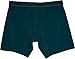 adidas Men's Relaxed Performance Stretch Cotton Boxer Briefs Underwear (2-Pack), Onix/Mystery Green, Large