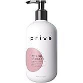 Privé Amp Up Volumizing Shampoo for Fine, Thin Hair - Lightweight, Sulfate-Free Hair Shampoo for Women & Men - Adds Body, Lift & Shine and Refreshes Scalp - Formulated with Bamboo & Acai