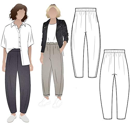 Style Arc Sewing Pattern - Bob Woven Pant (Sizes 18-30)
