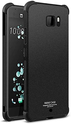 Imak Case for HTC U Ultra/HTC Ocean Note + Anti-Explosion Screen Protector, Soft Silicone Matte Cover [Reinforced Corners] [Shock Absorption] [Non Slip Grip] Full Protection Flexible Rubber Bumper