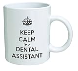 Funny Mug - Keep Calm I'm a Dental Assistant, dentist - 11 OZ Coffee Mugs - Inspirational gifts and sarcasm - By A Mug To Keep TM