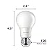 Philips LED Non-Dimmable A19 Frosted Light Bulb: 1500-Lumen, 5000-Kelvin, 14-Watt (100-Watt Equivalent), E26 Base, Daylight, 6-Pack