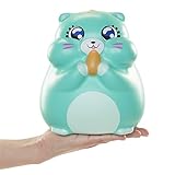 Squish-Dee-Lish Jumbo Hamster - Squishy Jumbo Toy,Squishies - Slow Rising Hamster,Soft Kids Toys, Blue Hamster, Series #1