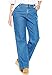 Women's Plus Size Wide Leg Pure Cotton Jean