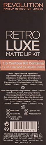 Makeup Revolution Grandee Retro Luxe Matte Lip Kit Pack of 2 view 3