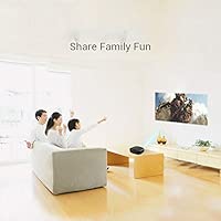 LMtt Proyector casero, proyector Video de HD, WiFi sin Hilos con ...