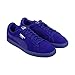 PUMA Men's Suede Classic Mono Reptile Fashion Sneaker, Mazarine Blue-Puma Silver, 11 M US