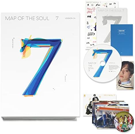 BTS MAP OF THE SOUL : 7 Version 2+ Official Poster+5 Photocards