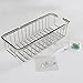 EINFAGOOD Shower Caddy Corner, Hanging Shower Caddy Adhesive Alternative to Suction Cup, Shower Basket Organizer Chrome, Stainless Steel (Polished Finish