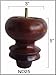 Wooden Sofa Leg / Turned Feet (Set of 4)
