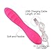 HoozGee Vibrator Sex Toys 7 Vibrating Mode Settings Stimulate Clitoris Vagina U A Point G-spot with 40℃ Constant Temperature Heating Function (Pink)