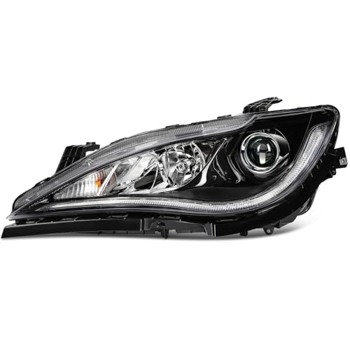 LBRST Headlight Fit 2017-2020 for Pacifica, 2020 for Voyager Black Housing Left…