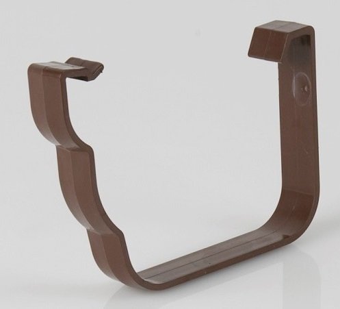Pack of 3 x Brett Martin 106mm Prostyle (Ogee) Gutter Spare Replacement Gutter Clip BR080BR Brown