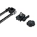 Rifle Bipod CNC QD 6.5-9 inch Adjustable Spring Return Bipod with Quick Release Adapter Rubber Feet Black
