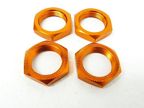 King Motor Orange Stock Wheel Nuts (set of 4) Fits HPI Baja 5B 2.0 Rovan Buggy & Truck