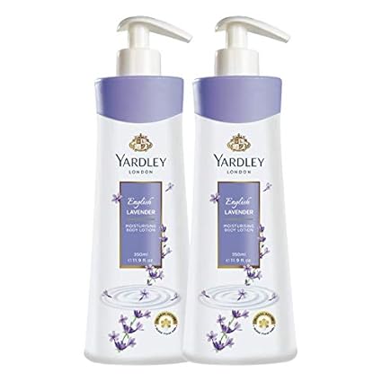 Yardley London English Lavender Moisturising Hand & Body Lotion, 350ml (Pack of 2)