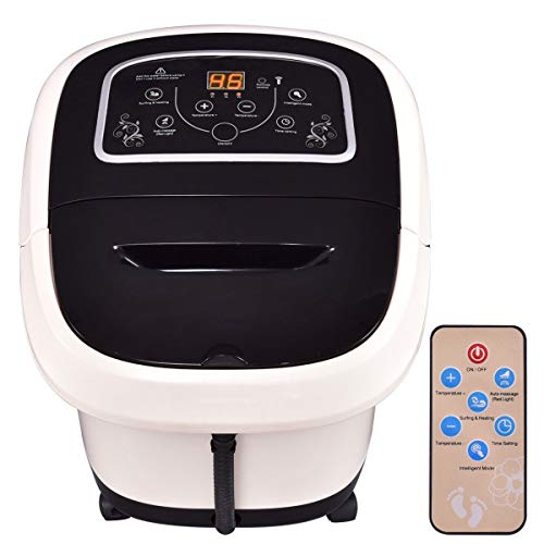 MRT SUPPLY All-in-One Foot Spa Massager with 4 Rollers with 
