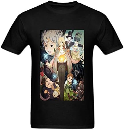 Men's Howl's Moving Castle Short Sleeve T Shirt S Black
