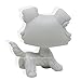 GOOD LUCK CHARM LPS Collection LPS #363 Grey White Collie Puppy Dog Figure Toys