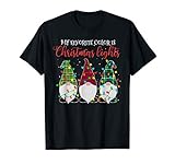 My Favorite Color Is Christmas Lights Three Gnomes T-Shirt