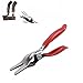 Car Hose Removal Plier Tool - Angled Auto Fuel and Vacuum Line Tube Hose Remover - Separator Pliers Pipe Repairing Tool -