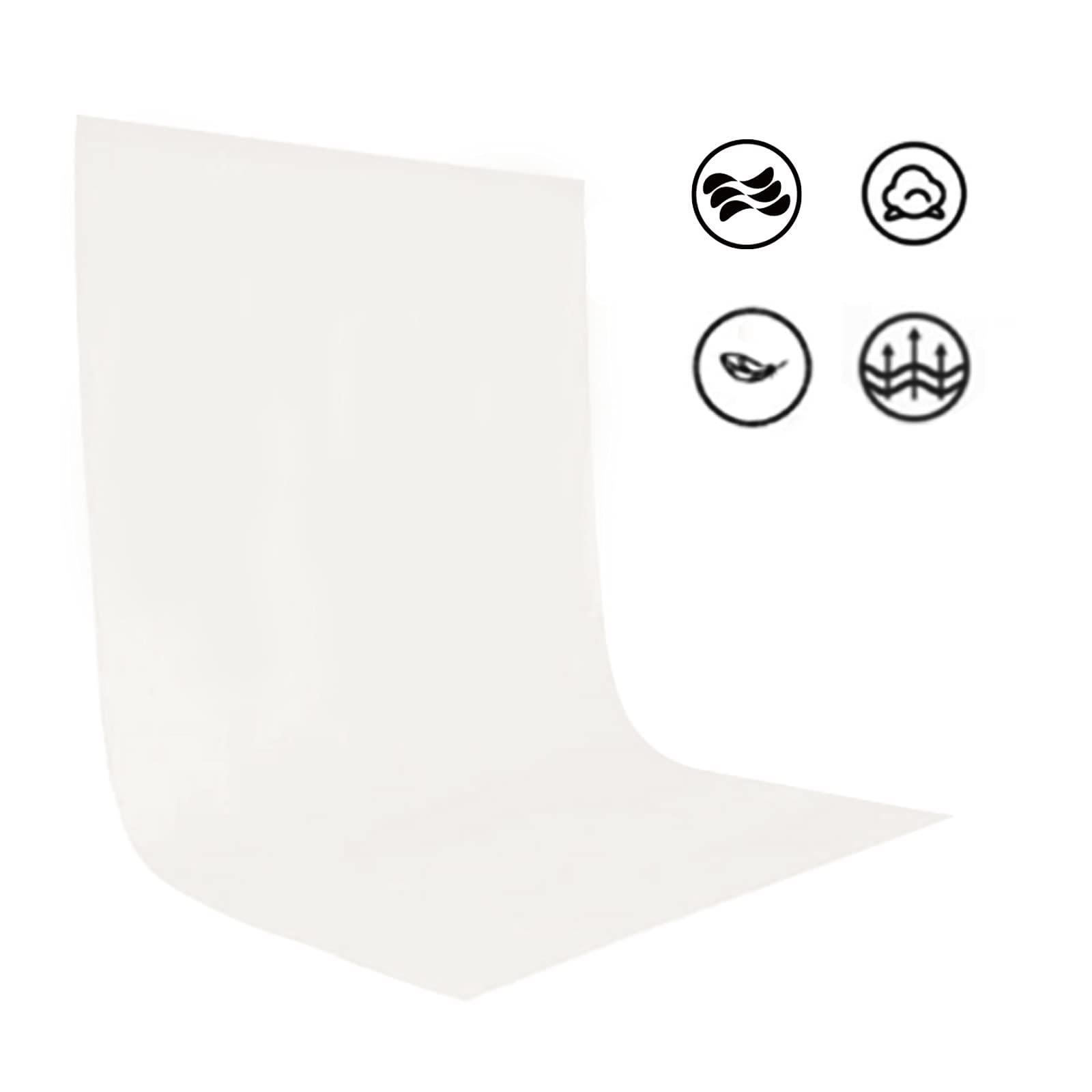 HYYTOK 1.5x2m / 5 x 6.6 Ft Photo background cloth for Product Portrait Photography Photo Studio Streaming Zoom Video