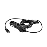 Samsung Micro USB Car Charger, CeeOne Android Car Charger Built-in Micro USB Connector for Samsung Galaxy, HTC, Sony, Nexus, Motorola, LG, Huawei, Android Devices and More (Black)