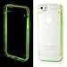 CyberStyle(TM) For iPhone 5/5S Luminous Glow in the Dark Hard PC Back Cover Case w/ Green TPU Frame + Free Clear Screen Protector
