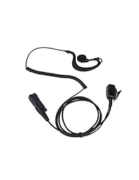 Trido G Shape Auricular Auricular Micrófono PTT para Motorola Radio Bidireccional XPR3500 XPR3000 XPR3300 XPR3300e XPR3500e walkie Talkie