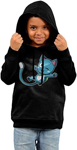 Anime Blue Cat Happy Fairy Tail Kids Pullover CuteToddler Hoodies