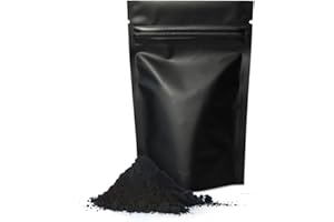 Shungite World 8 oz Fine Shungite Powder from Real Shungite Stones for Shungite Pyramid Mold, Orgone Pyramid Resin Mold Shungite Bracelet Necklace Resin Jewelry Shungite Paint and More (1 Pack)