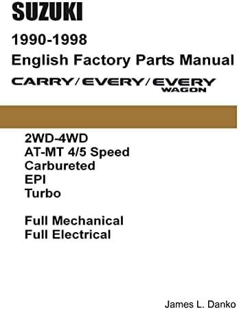 Suzuki Carry Truck & Every Van English Mechanical Service Manual