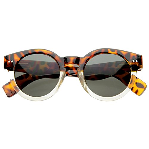 Zerouv - vintage inspired bold circle round sunglasses …