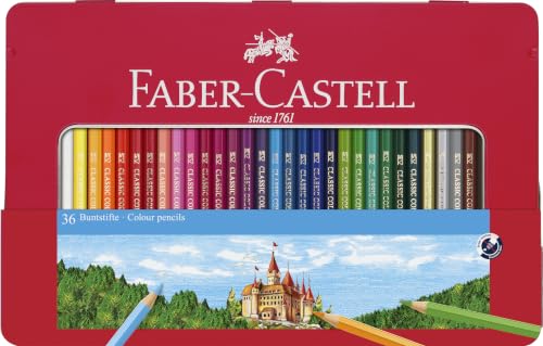 Faber-castell Classic Colored Pencils Tin Set